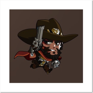 McCree Cute Spray - Overwatch Posters and Art